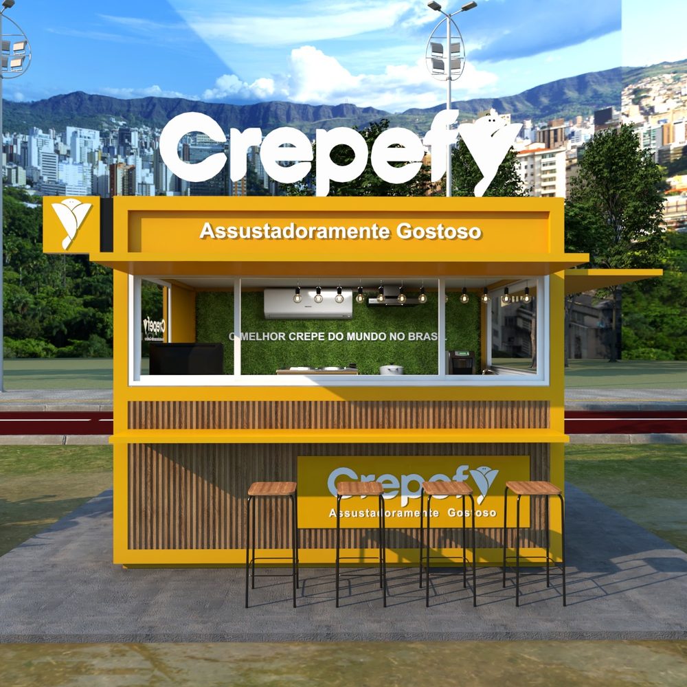 Equipe Crepefy em operação na loja