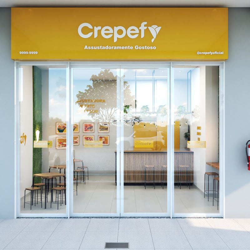 Crepe doce Crepefy